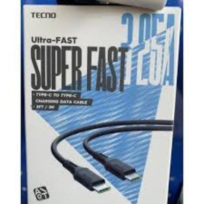 TECNO 3.25A TYPE C TO TYPE C DATA CABLE TCD-CA01-
