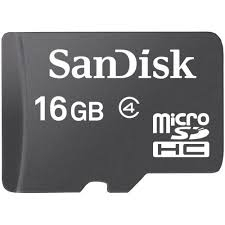 SANDISK MEMORY CARD 16GB