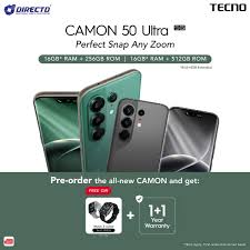 TECNO Camon 50 Ultra 5G (8GB RAM, 512GB ROM)