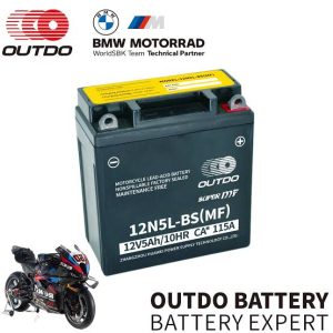 MOTORCYCLE BATTERY 12N5L BS