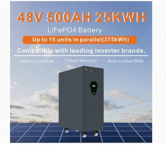 48V 500AH 25KWH BATTERY (CLASS A) 200A
